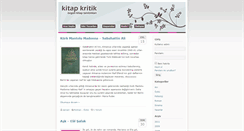 Desktop Screenshot of kitapkritik.com